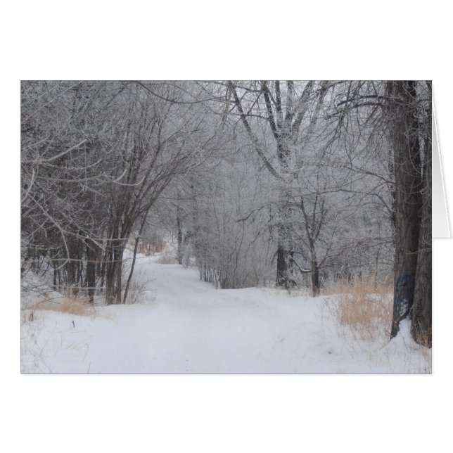 Vinterhöjd Hälsningskort (Framsidan Horizontal)