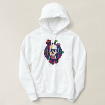 Vinterhoodie med en stilren och mystisk design