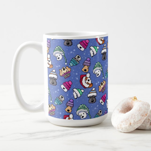 Vinterhund Kaffemugg (Med munk)