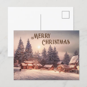 Vinterhusskog - God jul Vykort