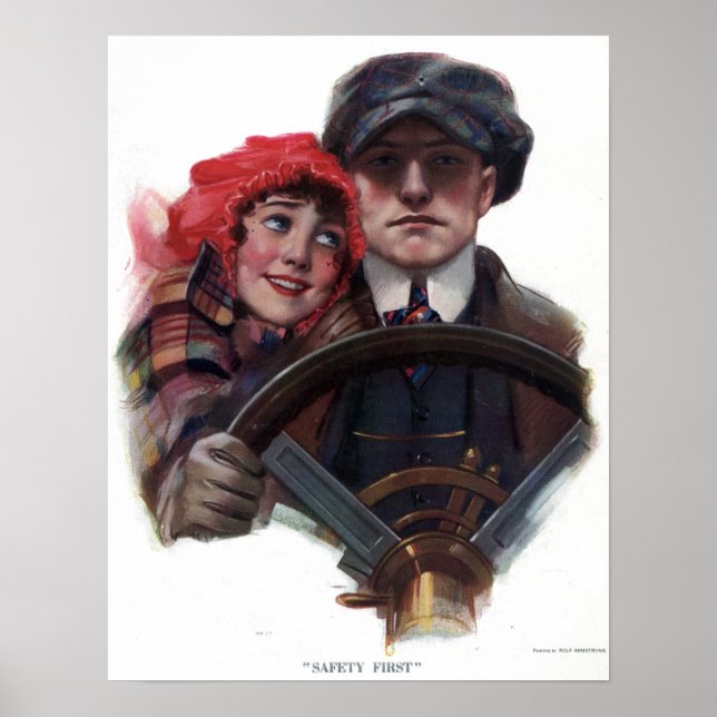 Vinterillustration av klassisk romantisk vintage i poster (Framsidan)