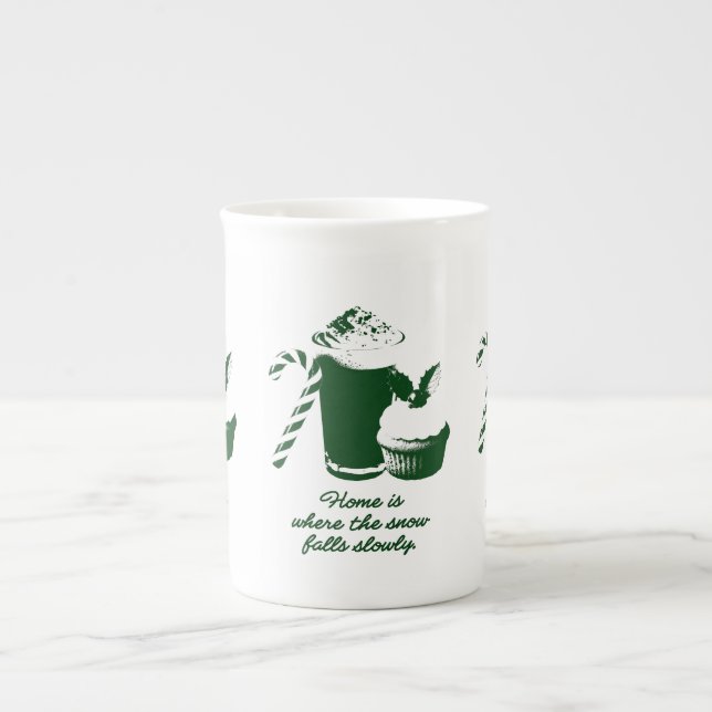 Vinterillustration Benporslin Mugg (Framsidan)