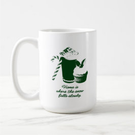 Vinterillustration Kaffemugg