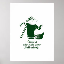 Vinterillustration poster