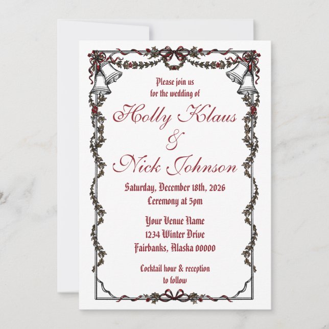 Vinterinbjudan Inbjudningar (Framsida)