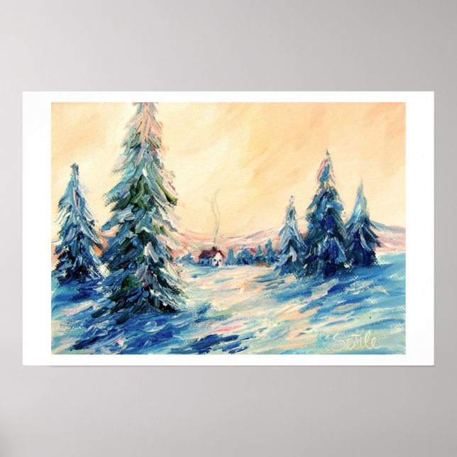 Vinterinställningar vid utskrift poster (Framsidan)