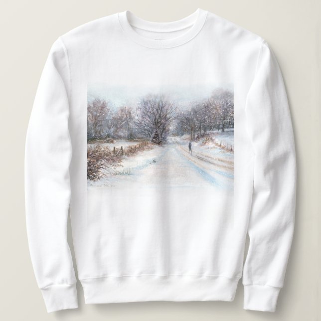 "Vinterisolering" Sweatshirt T Shirt (Design framsida)