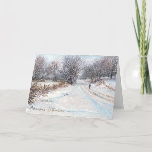 "Vinterisolering", tomt kort (Framsida)