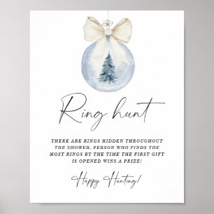 Vinterjakt på möhippan ring poster