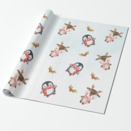 Vinterjul 1:a födelsedag Party Presentpapper