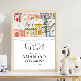 Vinterjul... Det tar en babystövel. Poster
