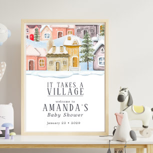 Vinterjul... Det tar en babystövel. Poster