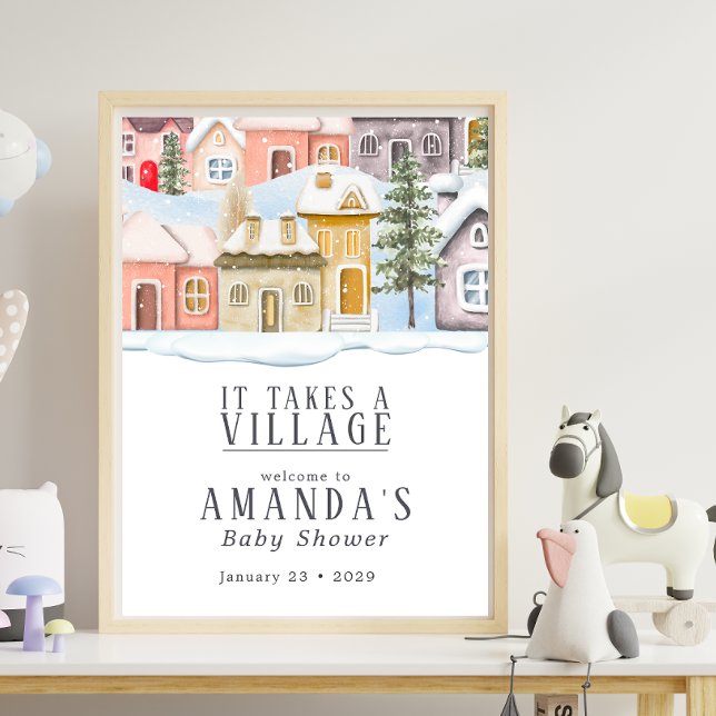 Vinterjul... Det tar en babystövel. Poster (Skapare uppladdad)