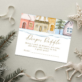 Vinterjul... Det tar en babystövel. Tilläggskort