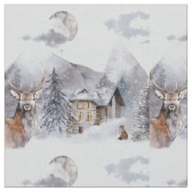 Vinterjul Highlands Fabric