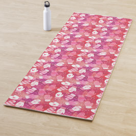 Vinterjul Mittens Mönster i Rosa