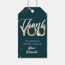 Vinterjul Natten Party Tack Märkre Presentetikett