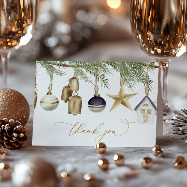 Vinterjul - tackkort (Skapare uppladdad)