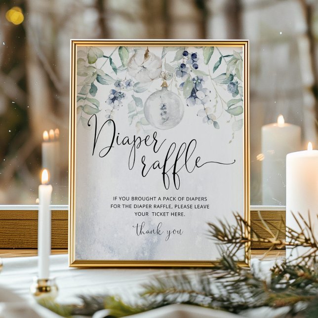 Vinterjulbubbla elegant Bredare raffel Poster (Skapare uppladdad)