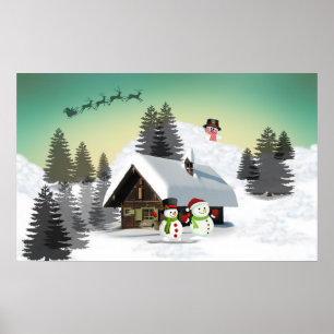 Vinterjuldesign Poster