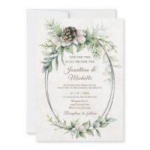 Vinterjulens Blommigt Christian Bible Bröllop