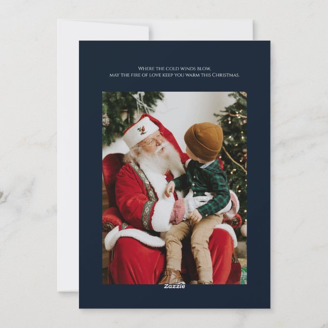 Vinterjulljulkort Julkort (Baksida)