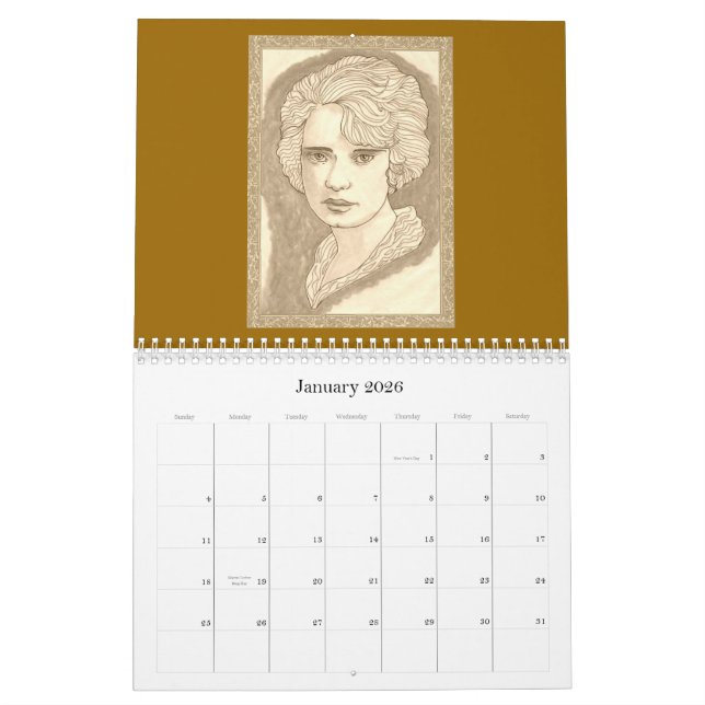 Vinterkalender Kalender (Jan 2026)