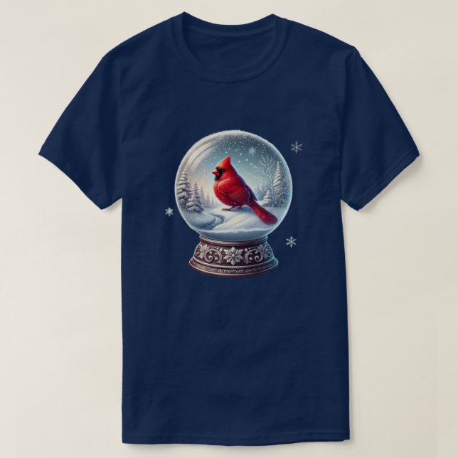 Vinterkardinalens minnessak t shirt (Design framsida)