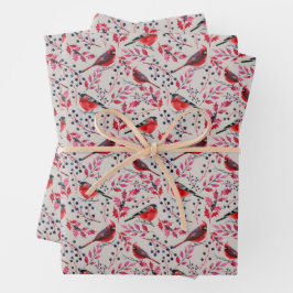 Vinterkardinaler och Papper radbrytning