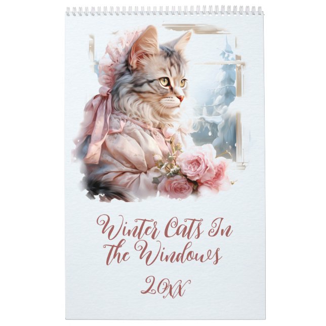 Vinterkatter i Windows Kalender (Omslag)