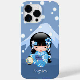 VinterKokeshi docka - flicka för blåttbergGeisha