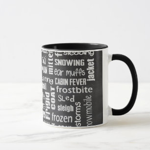 Vinterkollage Mugg