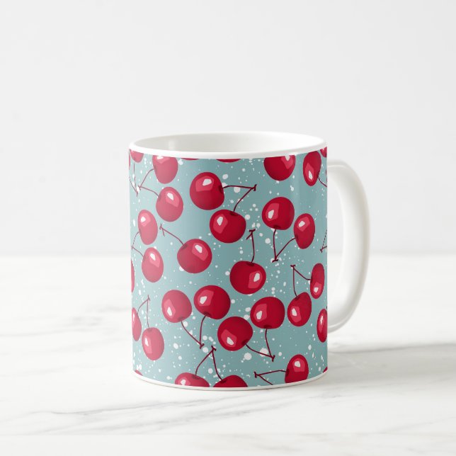 Vinterkörsbär. Kaffemugg (Framsida höger)