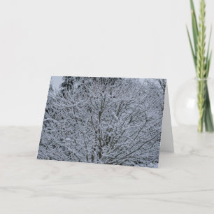 Vinterkort helgdag - varm vinter önskemål kort