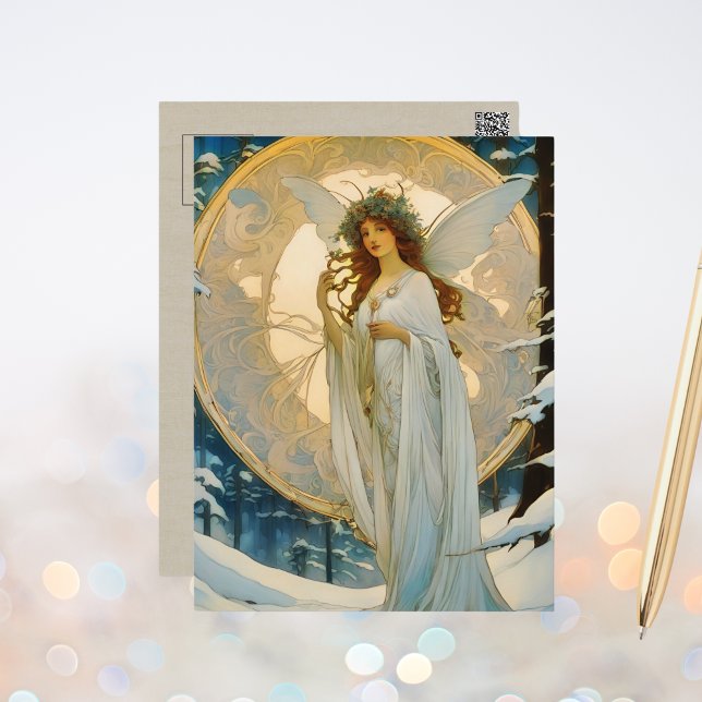 vinterkort - konstnärligt vykort (Skapare uppladdad)