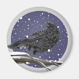 Vinterkråka Magnet