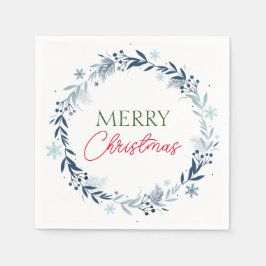 Vinterkrans med God jul Pappersservett