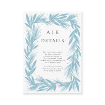 Vinterkrans Moderna Bröllopsdetaljer