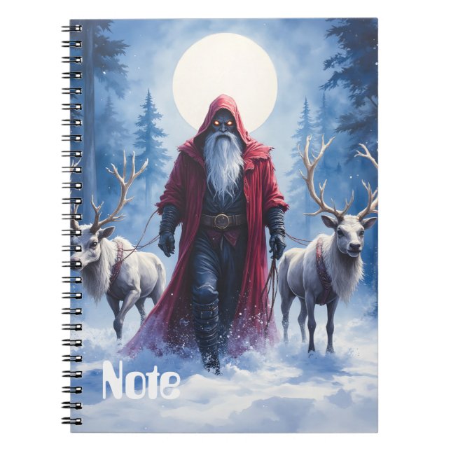 Vinterkungens ankomst.  anteckningsbok (Framsidan)