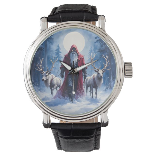 Vinterkungens ankomst.  armbandsur (Framsida)