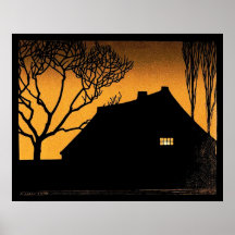 Vinterkväll (1919) av Julie de Graag