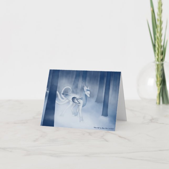 "Vinterkyla" vid Kaiya brunnar - tomt kort (Framsida)