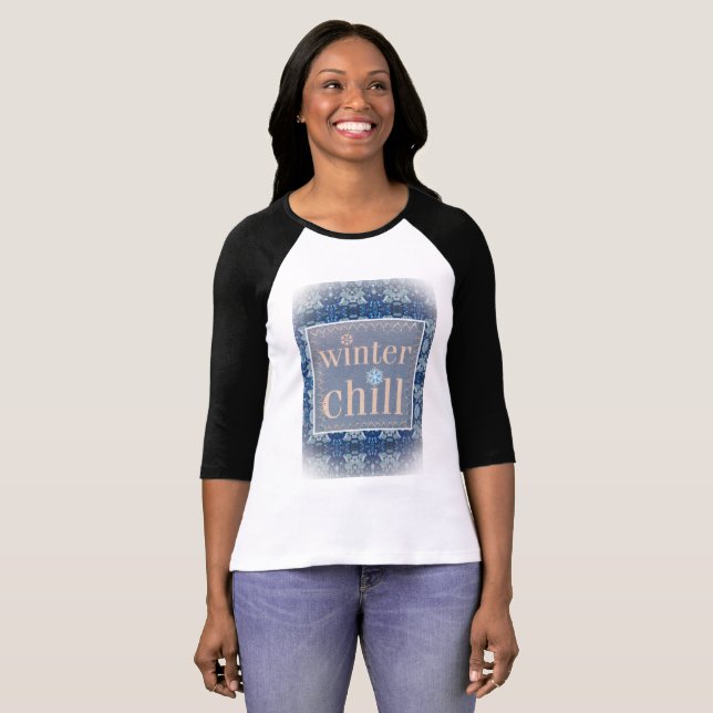 Vinterkylan överst t shirt (Hel framsida)