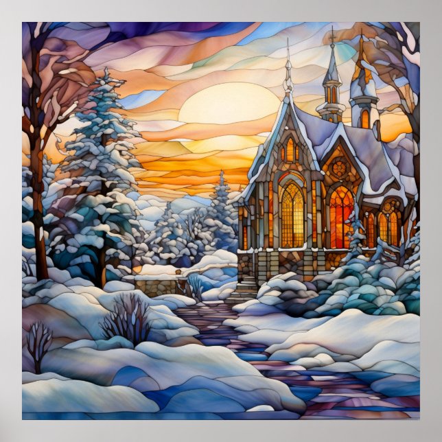 Vinterkyrka Poster (Framsidan)