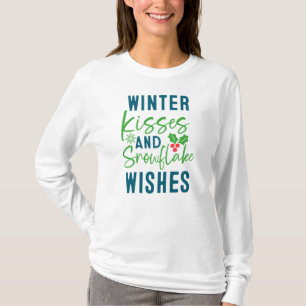 Vinterkyssar Och Snöflingevälsignelser-51963 T-Shi T Shirt