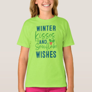 Vinterkyssar och snöflingönskningar-51963 T-shirt