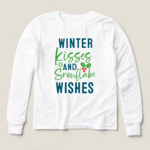 Vinterkyssar och snöflingönskningar-51963 T-Shirt