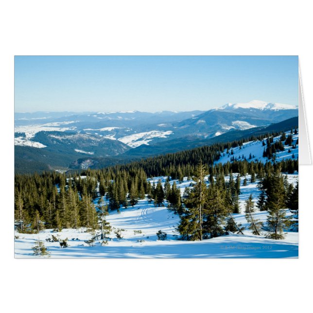 Vinterland 2 hälsningskort (Framsidan Horizontal)