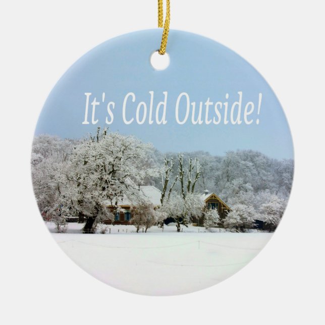 vinterland julgransprydnad keramik (Framsidan)