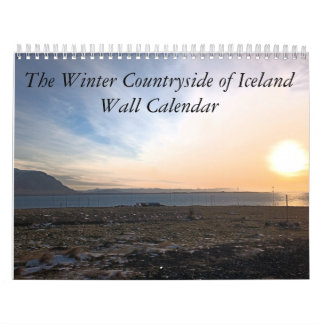 Vinterland på Islandets väggkalender Kalender